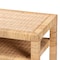 Bali & Pari Kalimantan Bohemian Light Honey Rattan and Acacia Wood Console Table 245-13687-ZORO - alternate 4